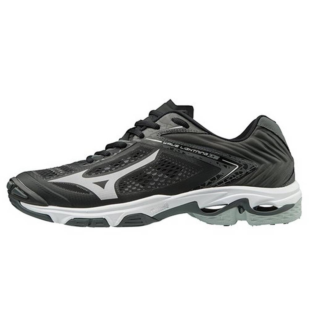 Mizuno Men's Wave Lightning Z5 Volleyball Shoes Black/Silver (430264-BQX)